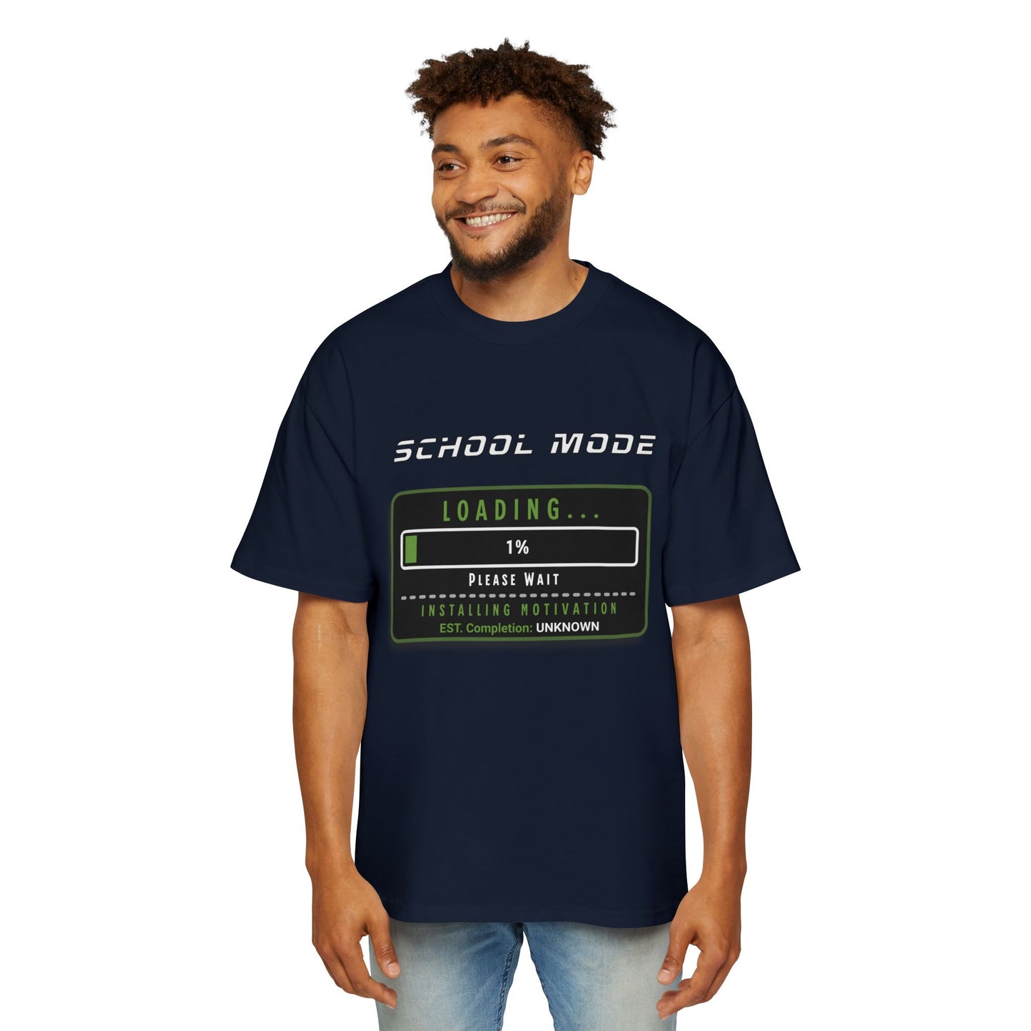 School Mode: Loading... 1% Funny Back to School T-Shirt' Graphic T-Shirt