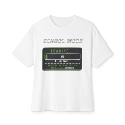 School Mode Loading Tee — Retro Gamer Back-to-School T-Shirt