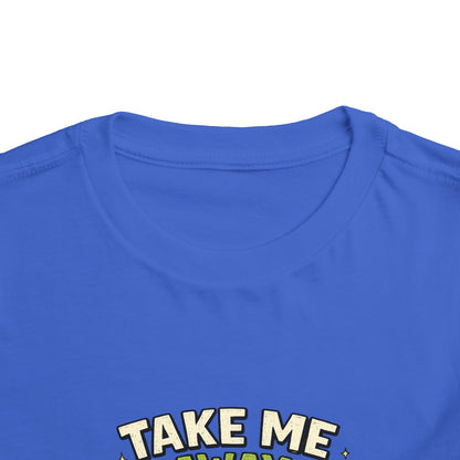 Take Me Away to Recess Toddler Tee — Cute UFO Recess Graphic Shirt