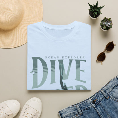 Dive Deep T‑Shirt — Ocean Explorer Scuba Diver Tee