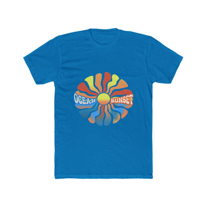 Ocean Sunset Graphic Tee — Retro Sun Wave T-Shirt