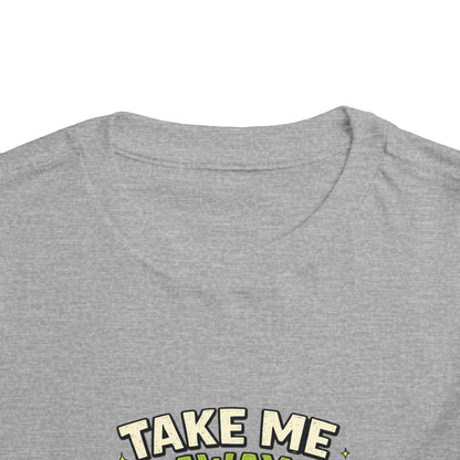 Take Me Away to Recess Toddler Tee — Cute UFO Recess Graphic Shirt
