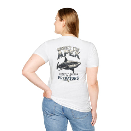 Respect the Apex | Healthy Oceans Need Predators Shark Soft T-Shirt