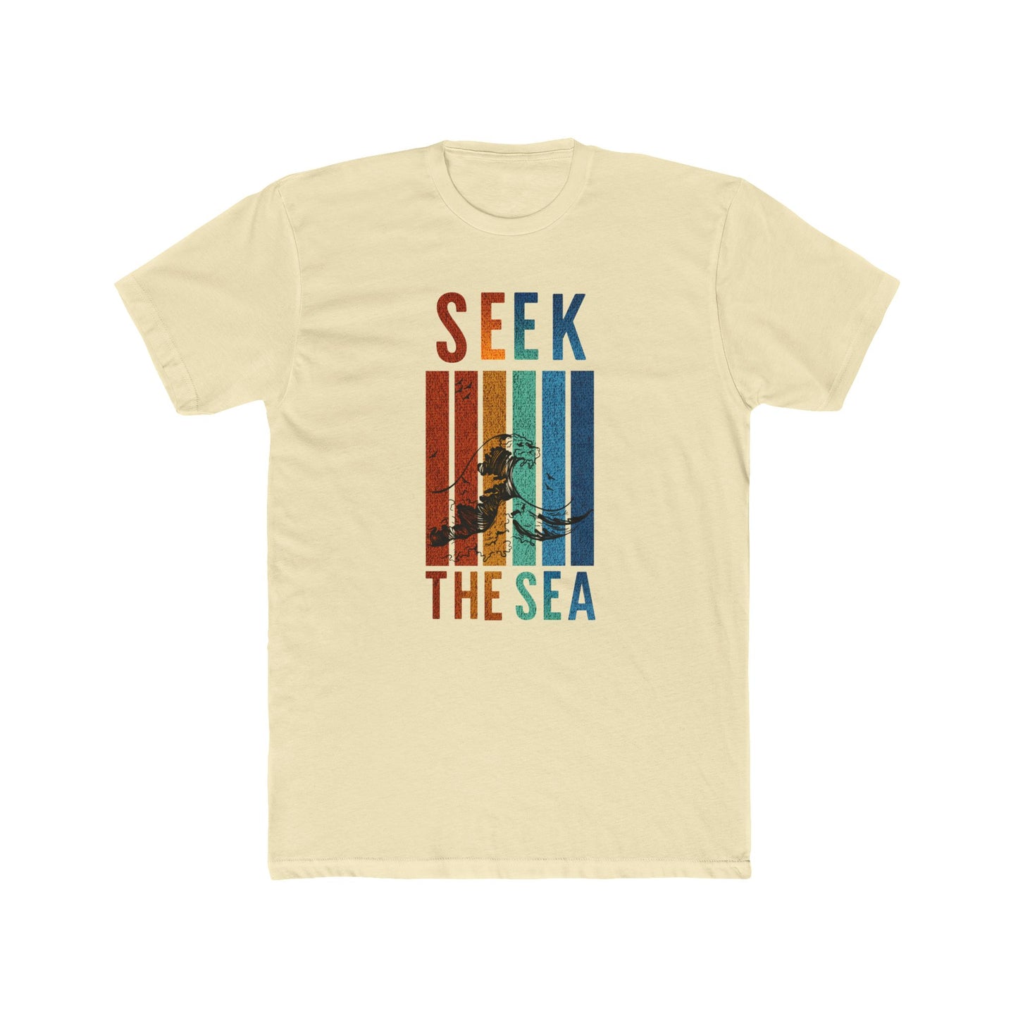 Seek the Sea Retro Surf T‑Shirt
