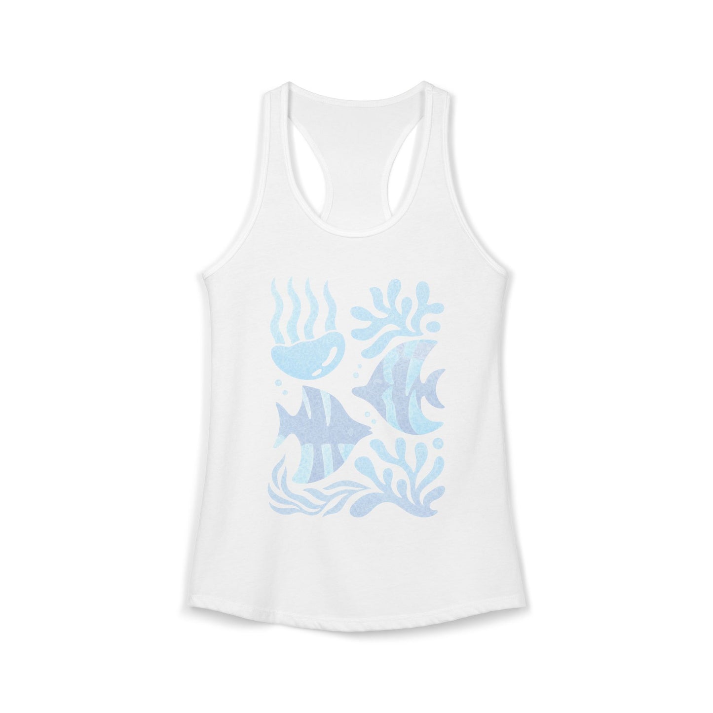 Cute Sea Life Ocean Women's Ideal Racerback Tank