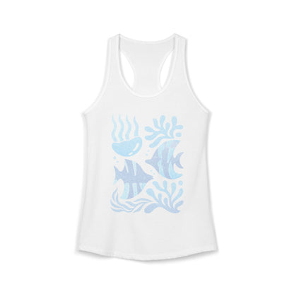 Cute Sea Life Ocean Women's Ideal Racerback Tank