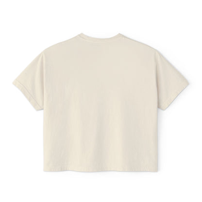 Wander Free Heart Boxy Tee — Women's Heart Graphic Travel T‑Shirt