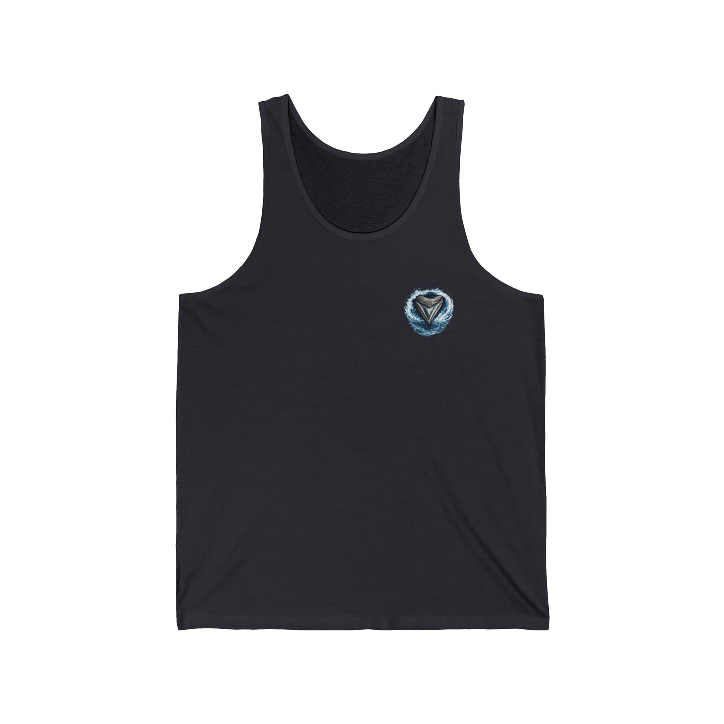 Protect the Ocean's Balance Tank Top — Shark Tooth Conservation Graphic