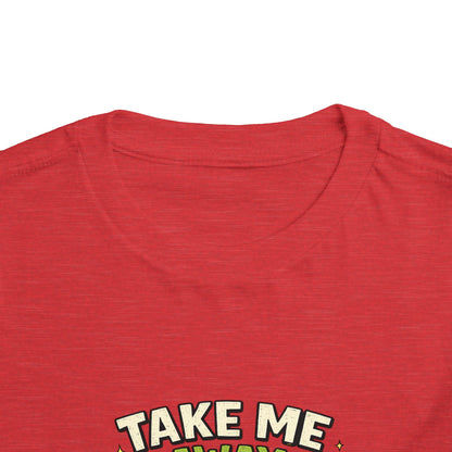 Take Me Away to Recess Toddler Tee — Cute UFO Recess Graphic Shirt