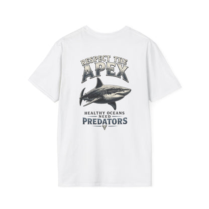 Respect the Apex | Healthy Oceans Need Predators Shark Soft T-Shirt