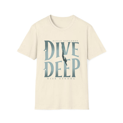 Dive Deep T‑Shirt — Ocean Explorer Scuba Diver Tee