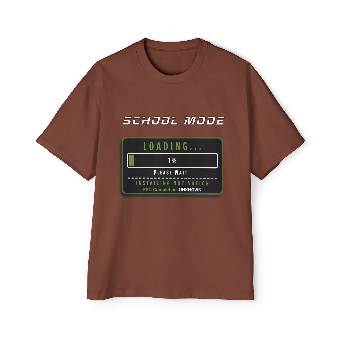 School Mode: Loading... 1% Funny Back to School T-Shirt' Graphic T-Shirt