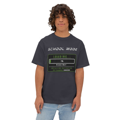 School Mode Loading Tee — Retro Gamer Back-to-School T-Shirt