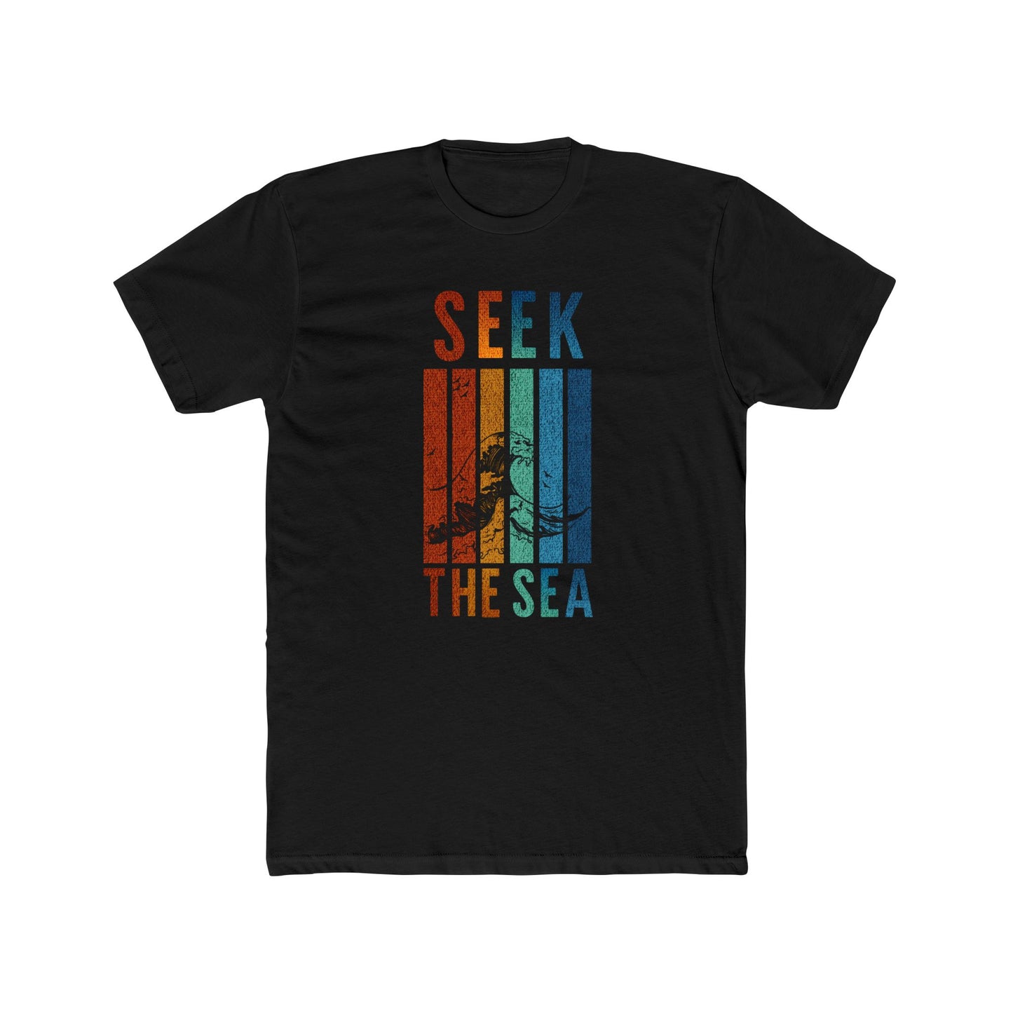 Seek the Sea Retro Surf T‑Shirt