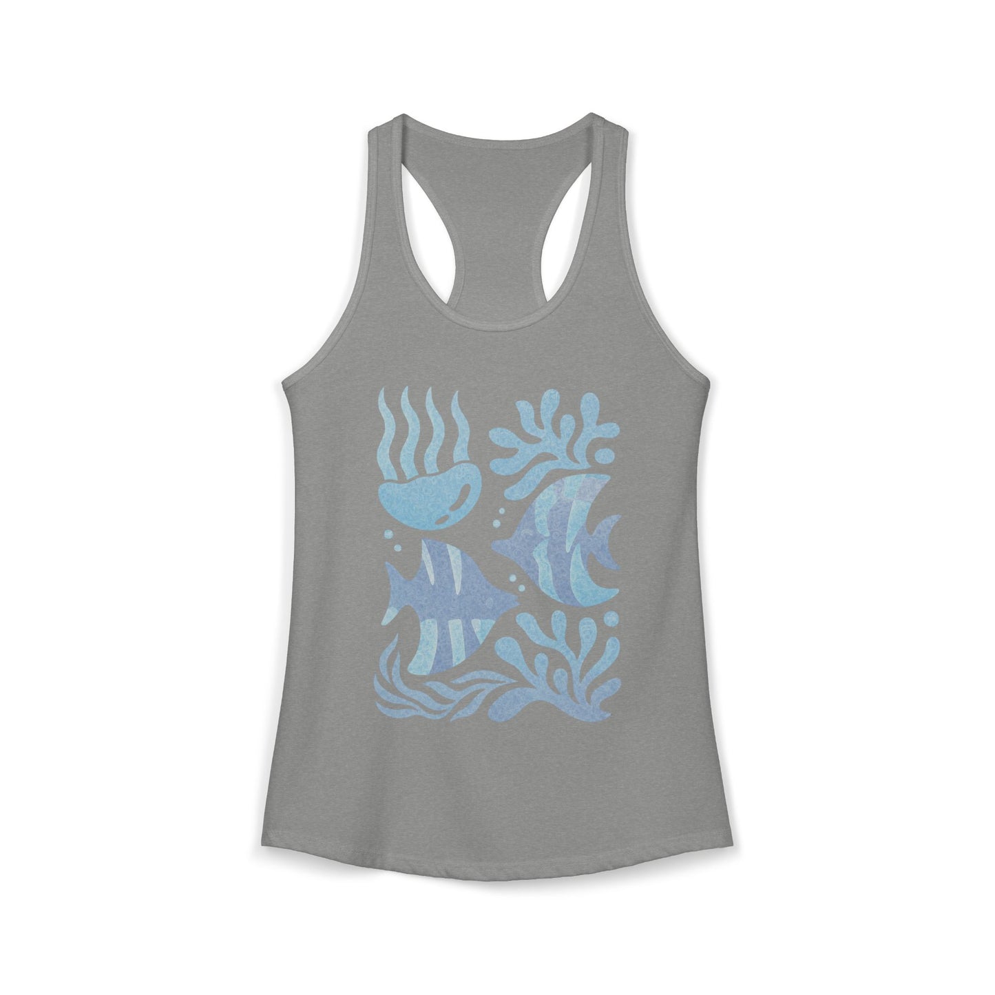 Cute Sea Life Ocean Women's Ideal Racerback Tank