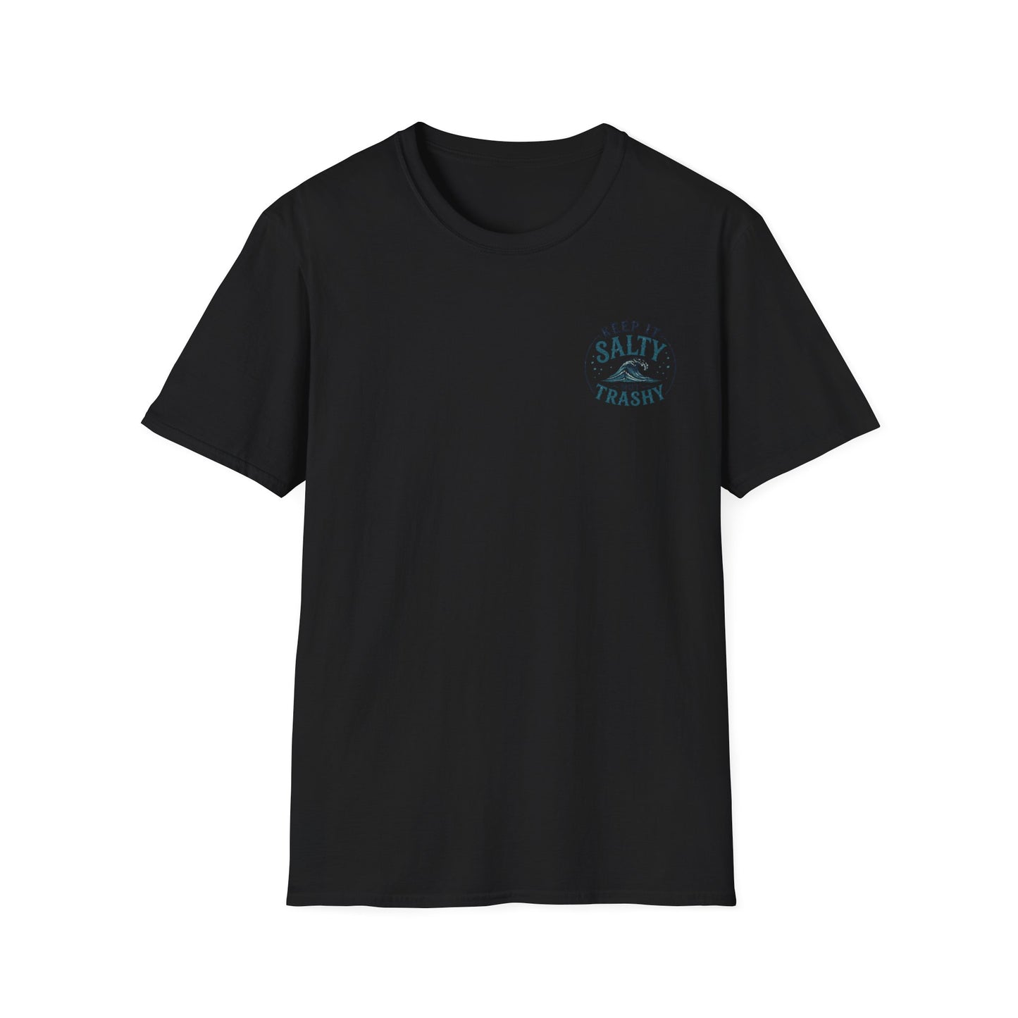 Keep It Salty Not Trashy T-Shirt — Beachy Ocean Conservation Tee