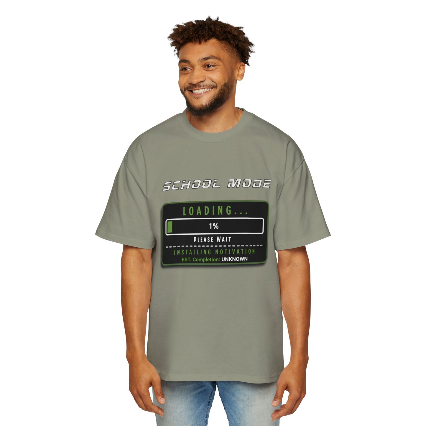 School Mode: Loading... 1% Funny Back to School T-Shirt' Graphic T-Shirt