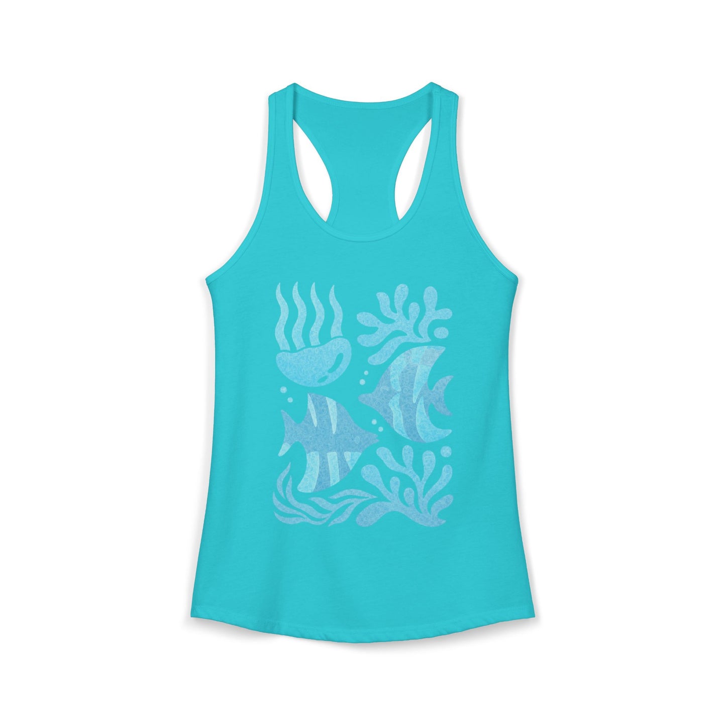 Cute Sea Life Ocean Women's Ideal Racerback Tank