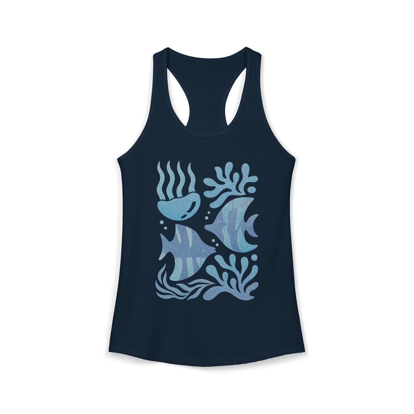 Cute Sea Life Ocean Women's Ideal Racerback Tank