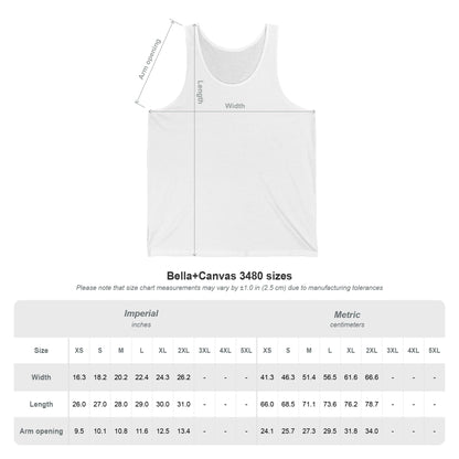 Protect the Ocean's Balance Tank Top — Shark Tooth Conservation Graphic