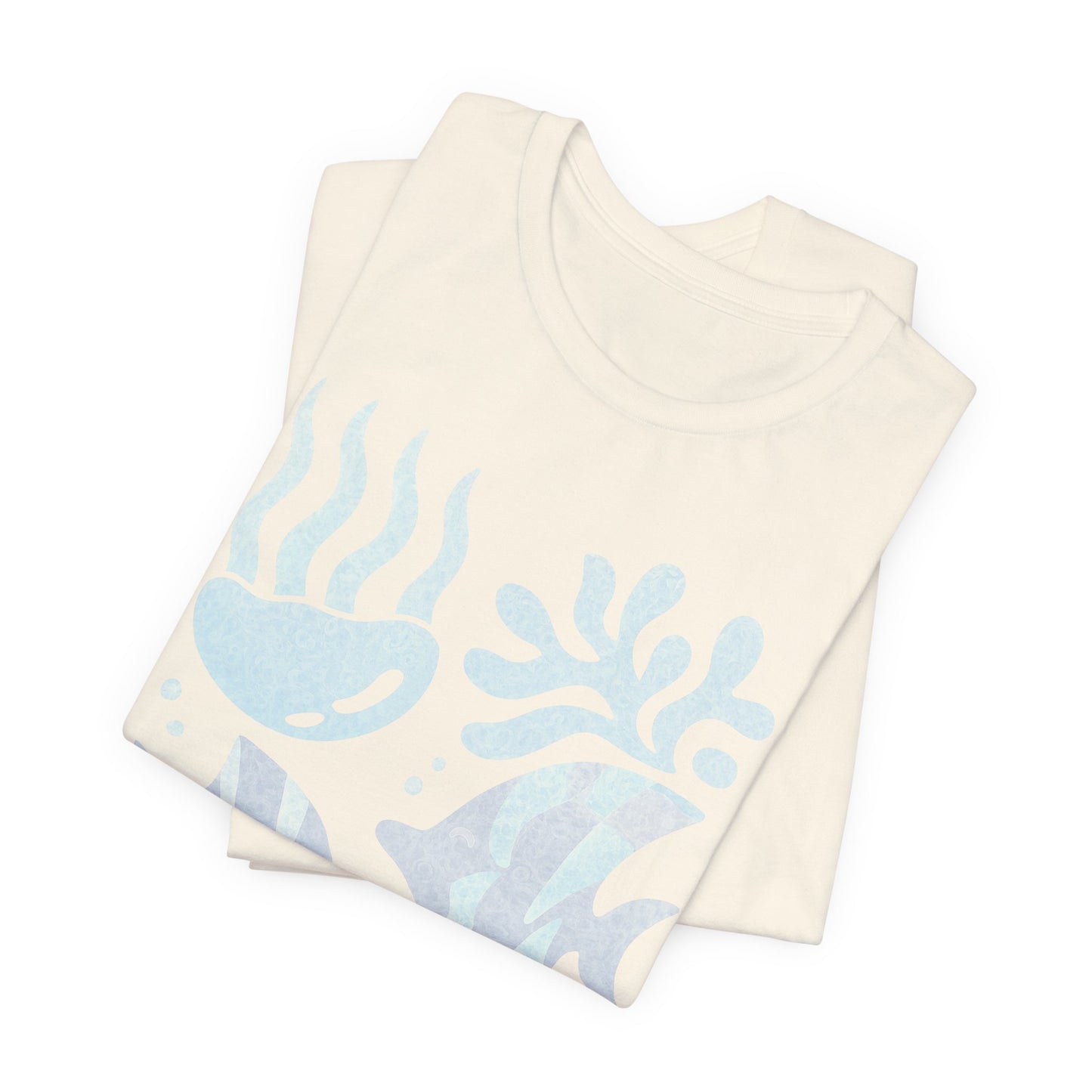 T-Shirt — Coastal Blue Ocean Fish Graphic Tee - Reef Rhythm | Ocean Art T-Shirt