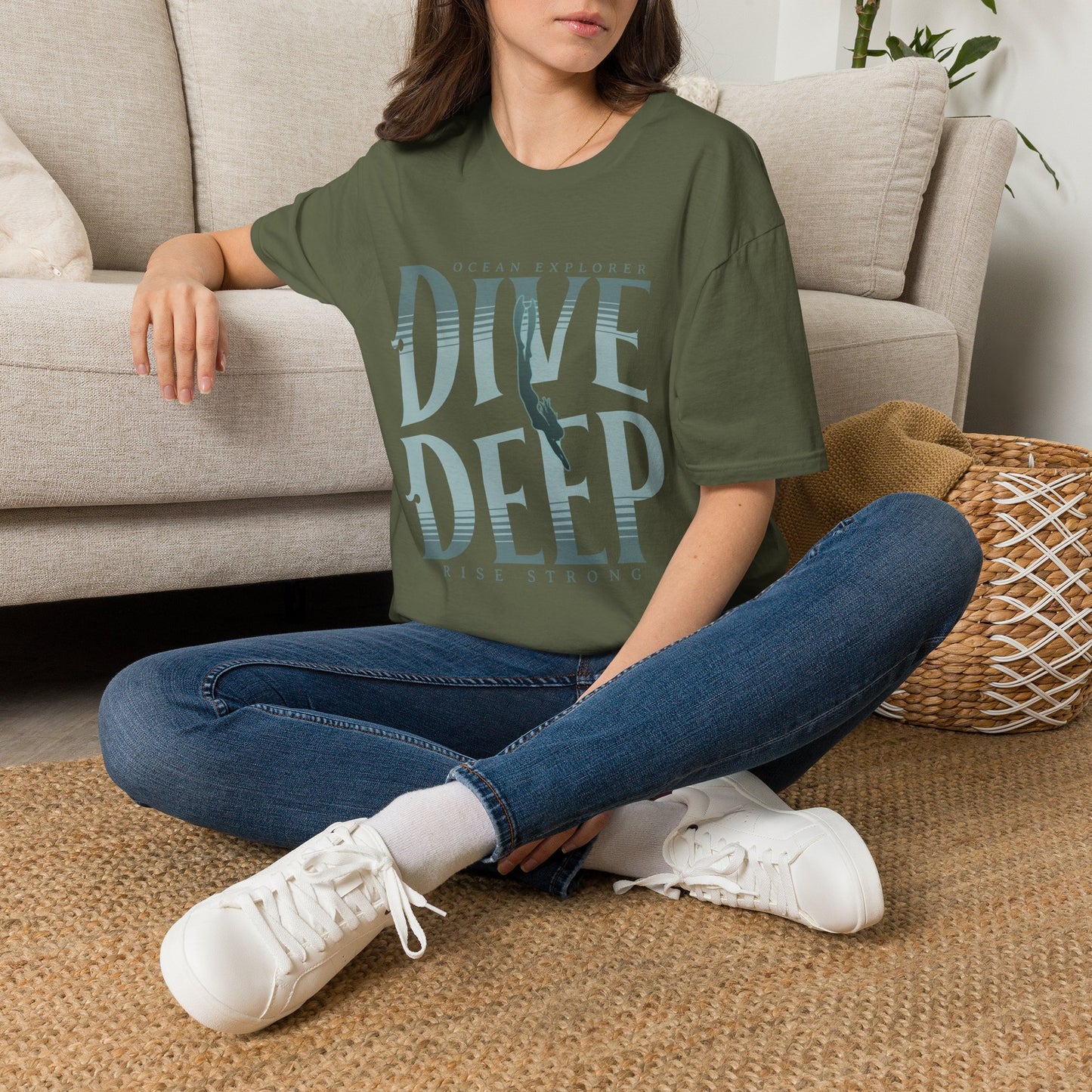 Dive Deep T‑Shirt — Ocean Explorer Scuba Diver Tee