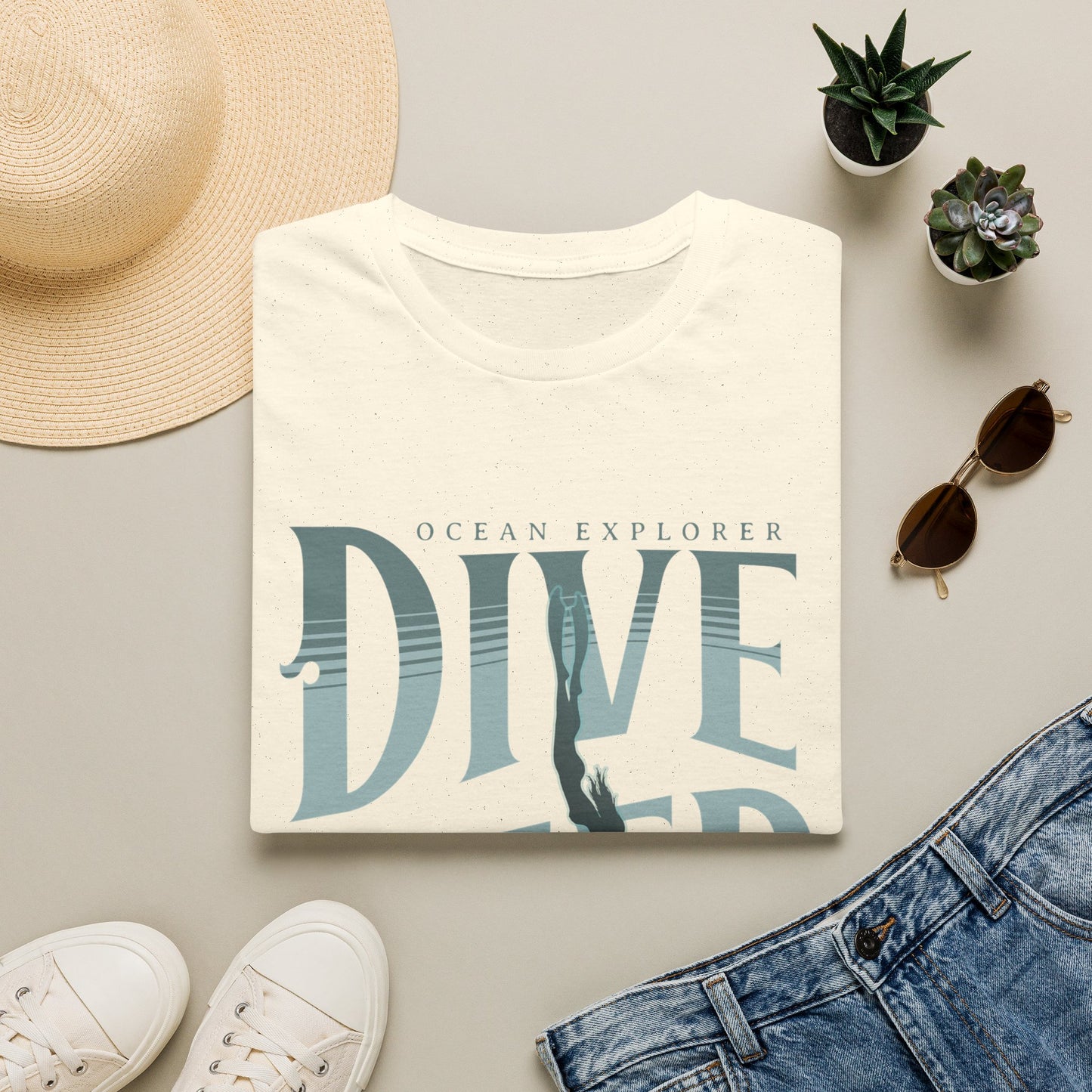 Dive Deep T‑Shirt — Ocean Explorer Scuba Diver Tee