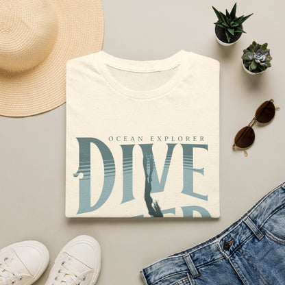 Dive Deep T‑Shirt — Ocean Explorer Scuba Diver Tee