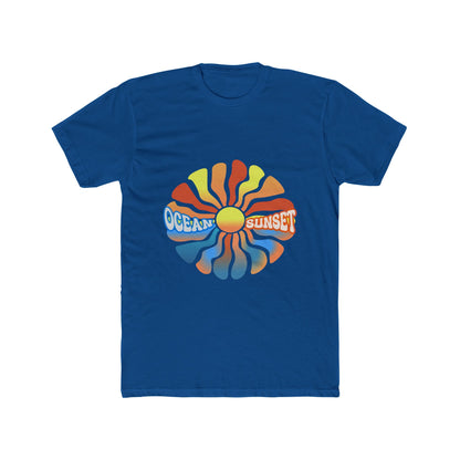 Ocean Sunset Graphic Tee — Retro Sun Wave T-Shirt