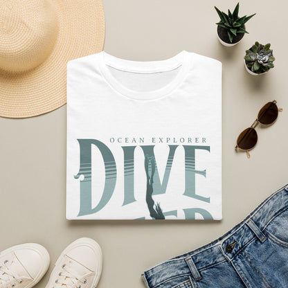 Dive Deep T‑Shirt — Ocean Explorer Scuba Diver Tee