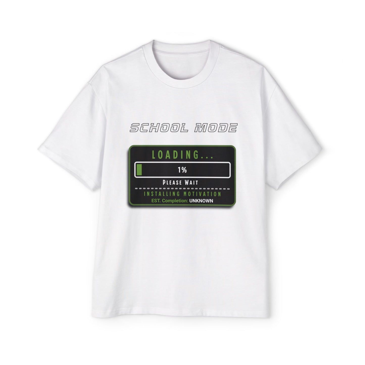 School Mode: Loading... 1% Funny Back to School T-Shirt' Graphic T-Shirt