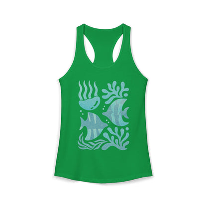 Cute Sea Life Ocean Women's Ideal Racerback Tank