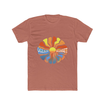 Ocean Sunset Graphic Tee — Retro Sun Wave T-Shirt