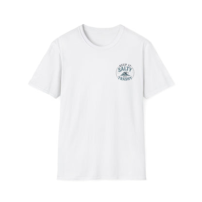 Keep It Salty Not Trashy T-Shirt — Beachy Ocean Conservation Tee