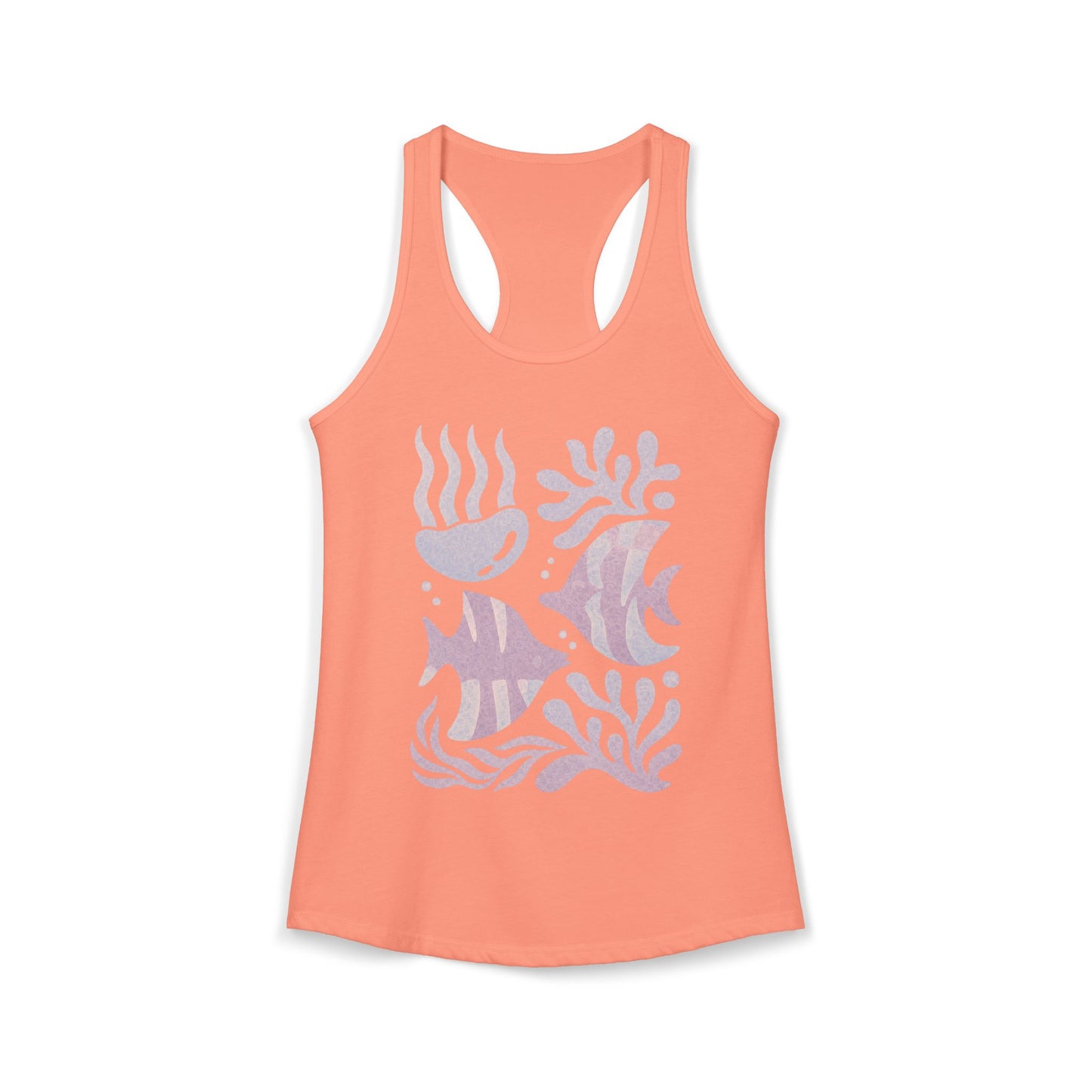 Cute Sea Life Ocean Women's Ideal Racerback Tank