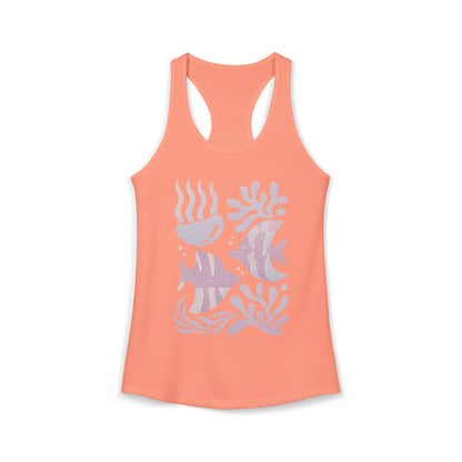 Cute Sea Life Ocean Women's Ideal Racerback Tank