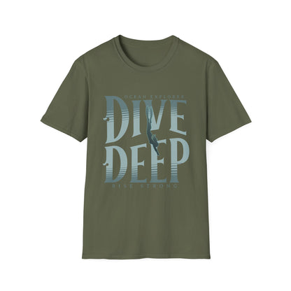 Dive Deep T‑Shirt — Ocean Explorer Scuba Diver Tee