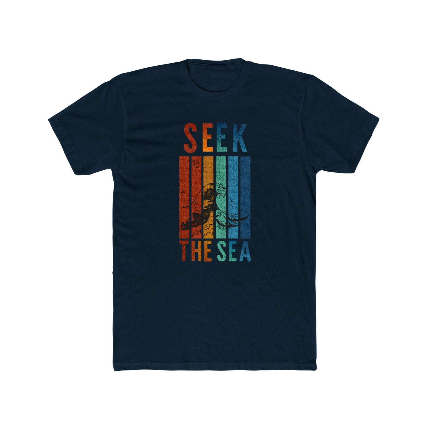 Seek the Sea Retro Surf T‑Shirt