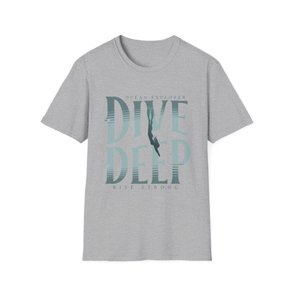 Dive Deep T‑Shirt — Ocean Explorer Scuba Diver Tee