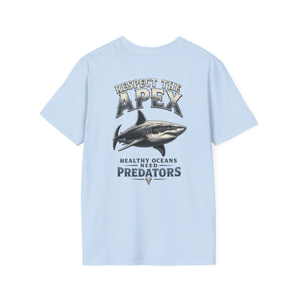 Respect the Apex | Healthy Oceans Need Predators Shark Soft T-Shirt