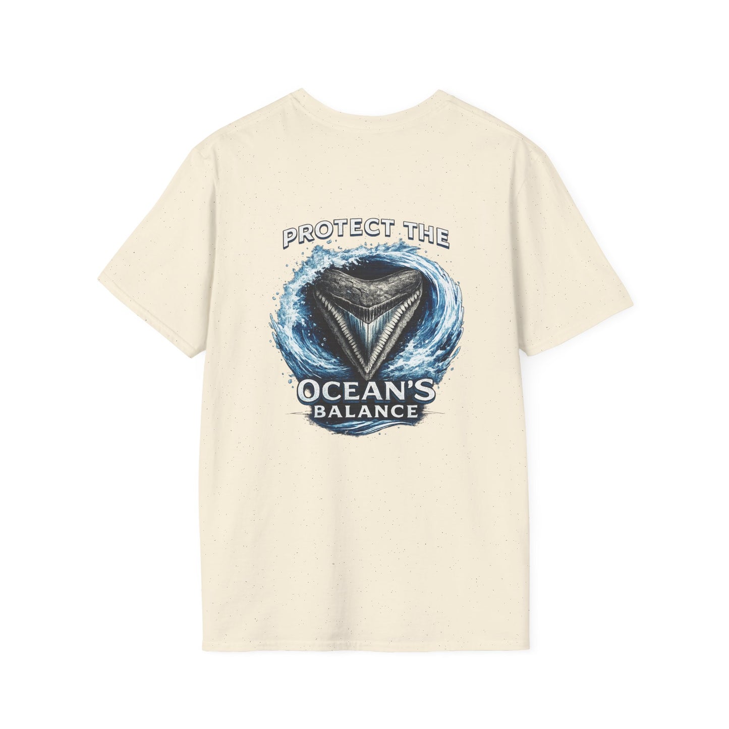 Protect the Ocean's Balance | Shark Tooth Conservation Unisex Softstyle T-Shirt