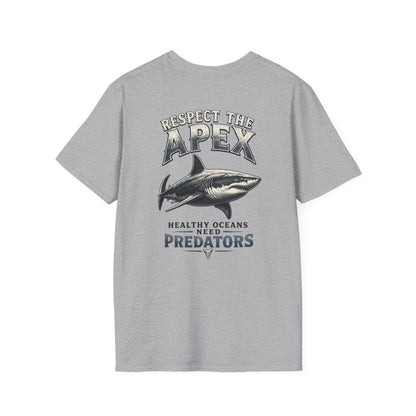 Respect the Apex | Healthy Oceans Need Predators Shark Soft T-Shirt
