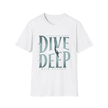 Dive Deep T‑Shirt — Ocean Explorer Scuba Diver Tee