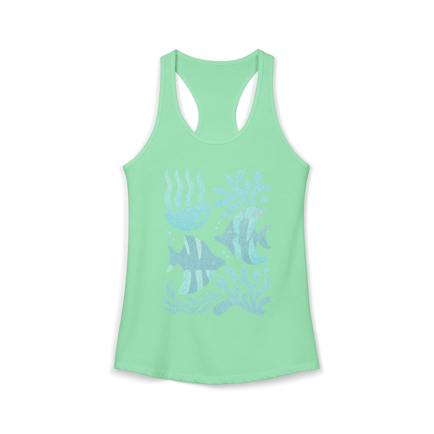 Cute Sea Life Ocean Women's Ideal Racerback Tank