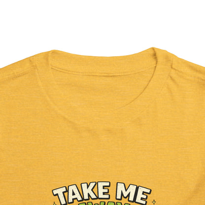 Take Me Away to Recess Toddler Tee — Cute UFO Recess Graphic Shirt