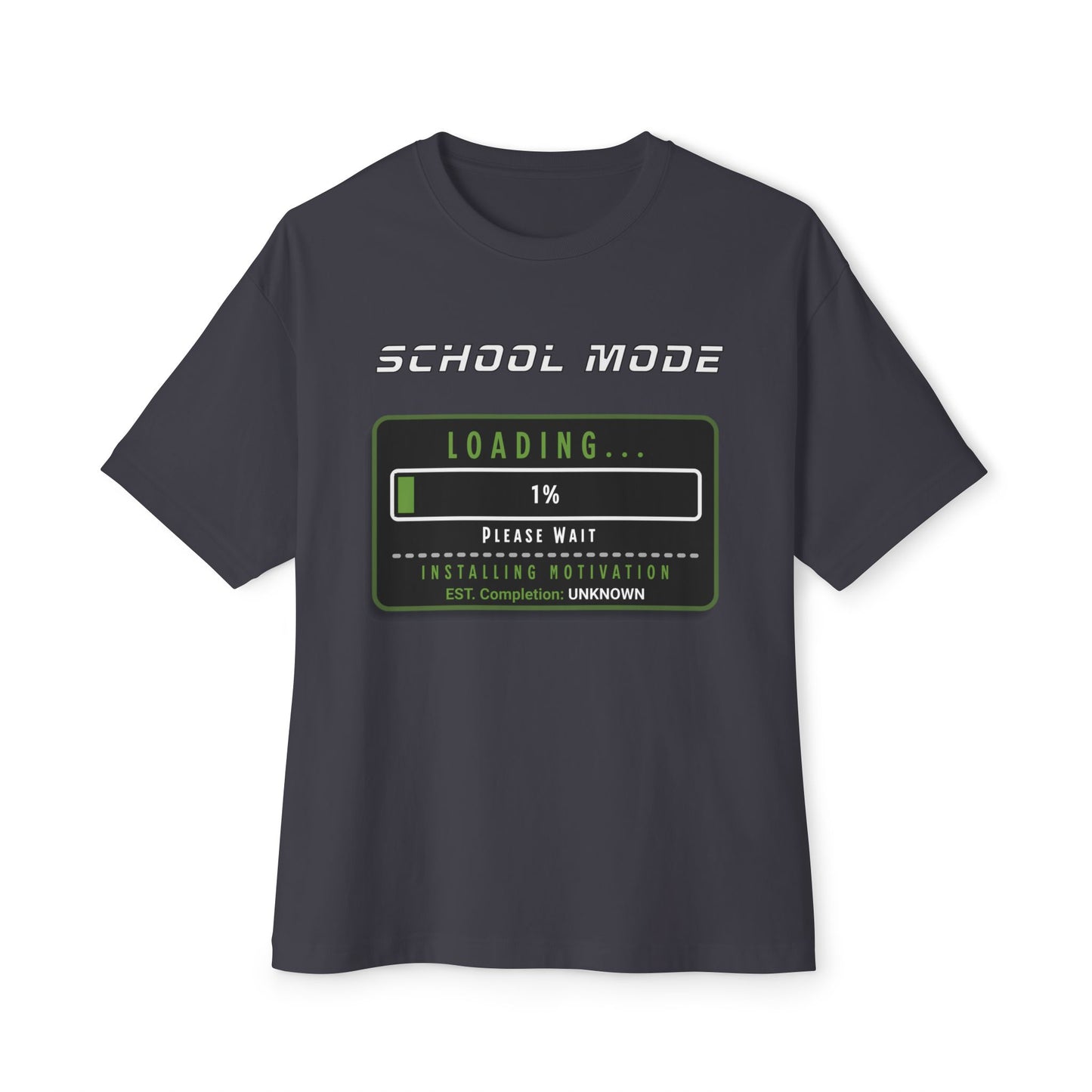 School Mode Loading Tee — Retro Gamer Back-to-School T-Shirt
