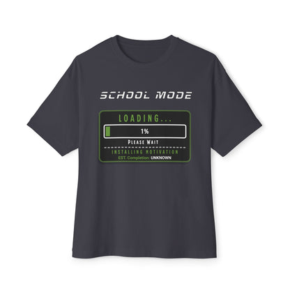 School Mode Loading Tee — Retro Gamer Back-to-School T-Shirt
