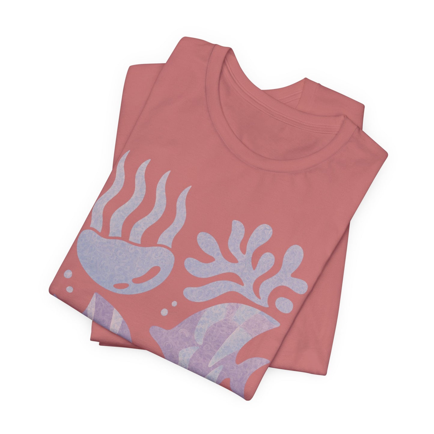 T-Shirt — Coastal Blue Ocean Fish Graphic Tee - Reef Rhythm | Ocean Art T-Shirt