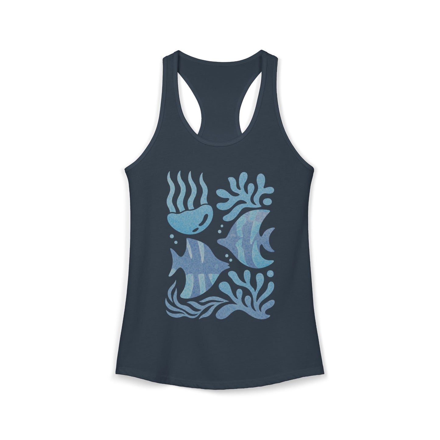 Cute Sea Life Ocean Women's Ideal Racerback Tank