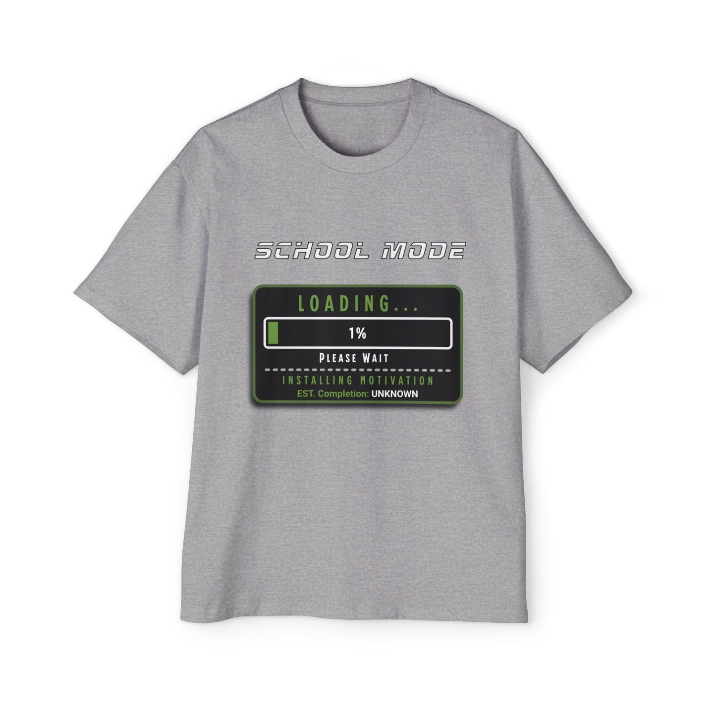 School Mode: Loading... 1% Funny Back to School T-Shirt' Graphic T-Shirt
